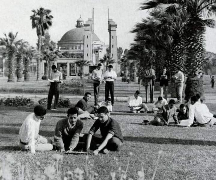 صورة نادرة| جامعة القاهرة منذ نصف قرن