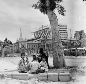 ميدان محطة مصر الإسكندرية عام 1955