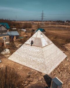 Pyramid of Giza Replica in Their Rural Backyard
