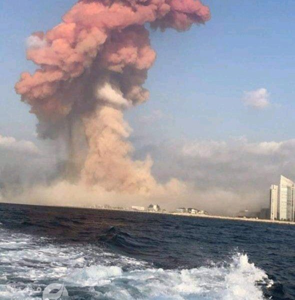 إنفجار ضخم يهز بيروت