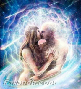 passionate moment between twin flame